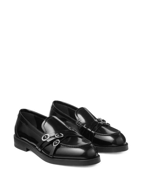 Jimmy Choo buckled kalia loafers - Black - zdjęcie produktu nr 2