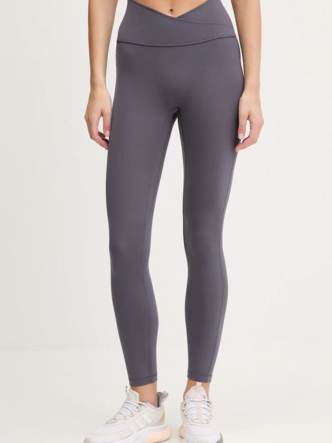 adidas Performance legginsy treningowe damskie kolor szary gładkie KT3285 - zdjęcie produktu nr 1