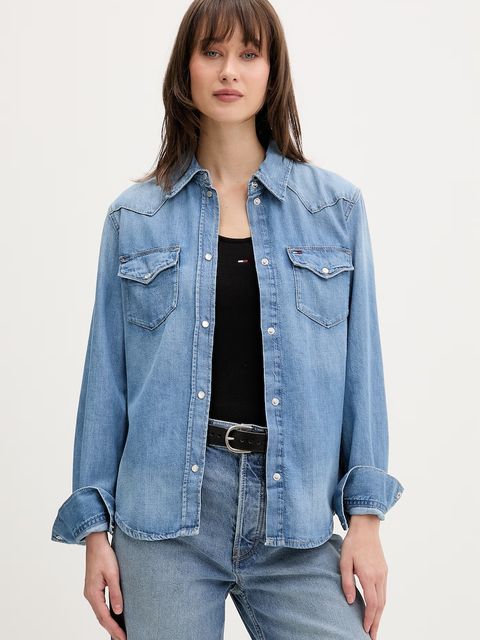 Tommy Jeans koszula damska jeansowa - zdjęcie produktu nr 1