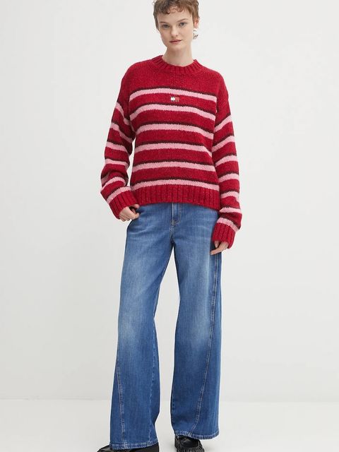 Tommy Jeans sweter z domieszką alpaki - zdjęcie produktu nr 1