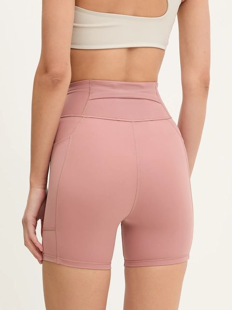 adidas Performance szorty do biegania Own The Run damskie kolor pomarańczowy gładkie medium waist JI5666