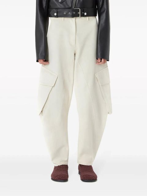JW Anderson twisted cargo jeans - Neutrals