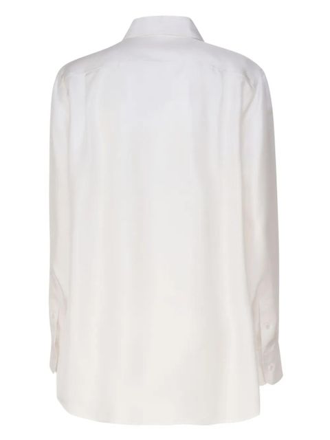 Dolce & Gabbana long-sleeve silk shirt - White - zdjęcie produktu nr 2