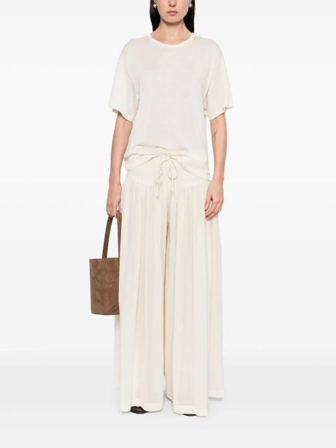 The Row Nonas cashmere T-shirt - Neutrals - zdjęcie produktu nr 2