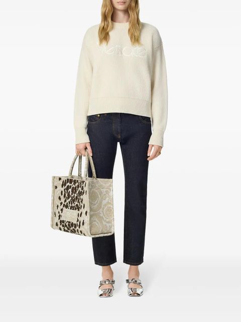 Versace 1978 Re-Edition logo sweater - White - zdjęcie produktu nr 2