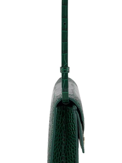 TOM FORD crocodile-effect shoulder bag - Green