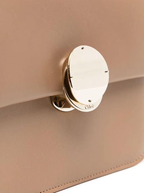 Chloé small Penelope leather tote bag - Brown