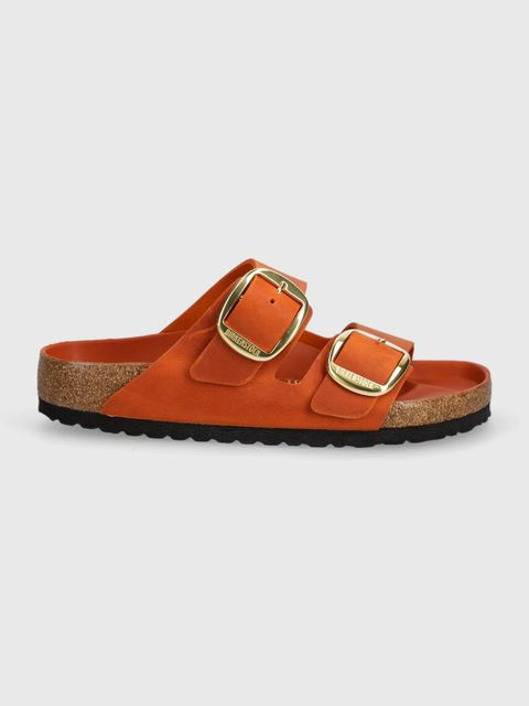 Birkenstock klapki nubukowe Arizona Big Buckle - zdjęcie produktu nr 1