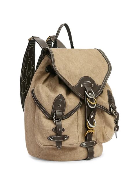 ISABEL MARANT Yumbo small backpack - Neutrals