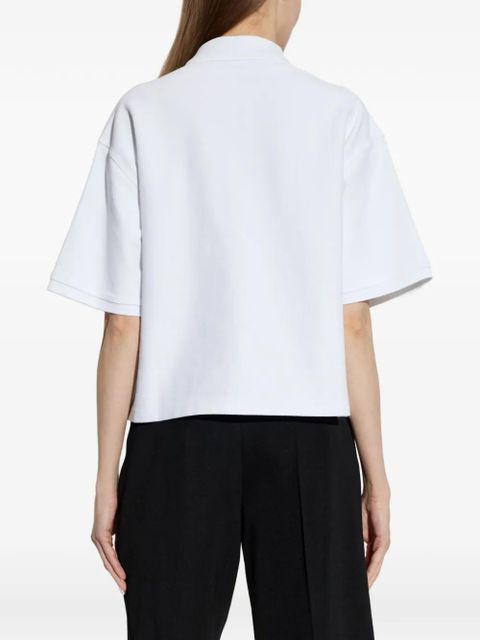Alexander Wang asymmetric-hem polo shirt - White