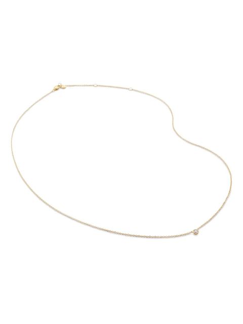 Monica Vinader Mini diamond necklace - Gold - zdjęcie produktu nr 1