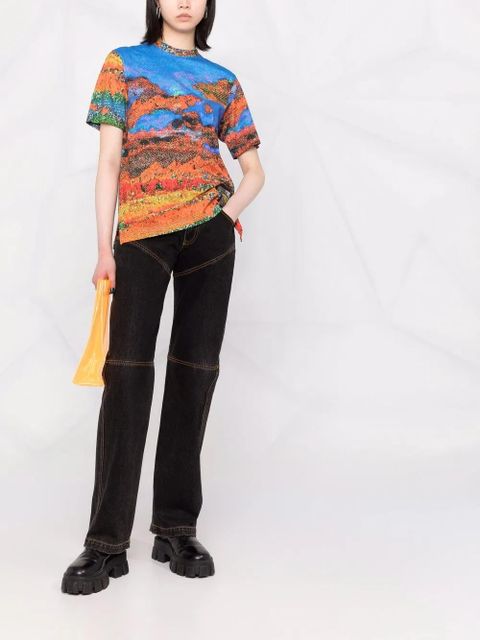 AMBUSH graphic-print T-shirt - Blue - zdjęcie produktu nr 2