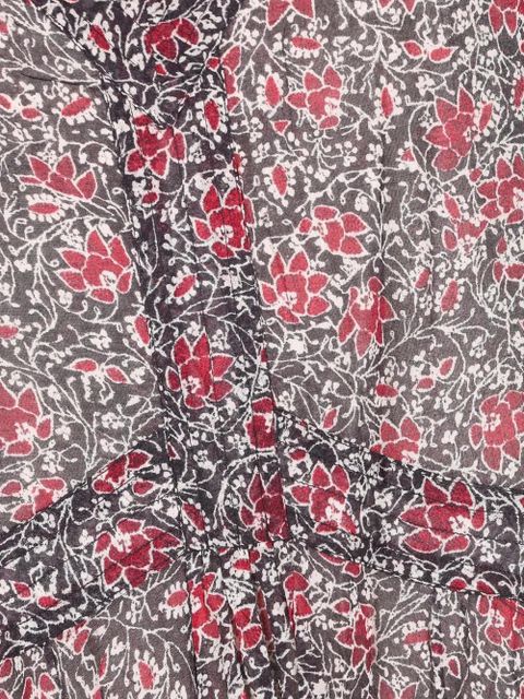 ISABEL MARANT floral-pattern top - Black
