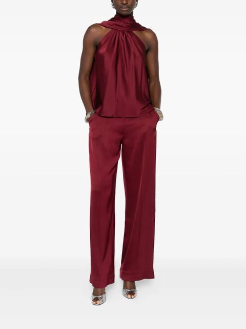 Simkhai draped blouse - Red - zdjęcie produktu nr 2