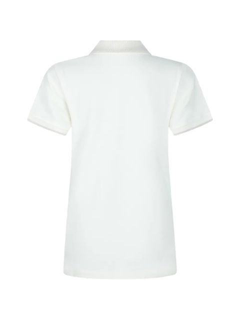 Moncler button logo patch T-shirt - White