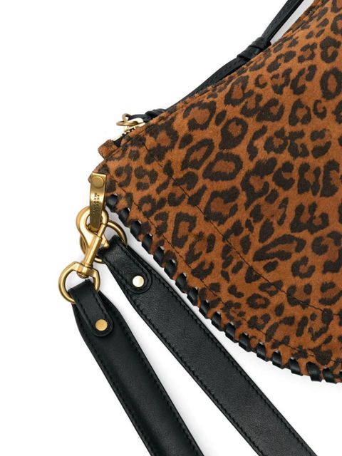 ISABEL MARANT Oskan Soft zip shoulder bag - Brown