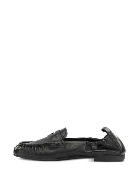 Copenhagen elasticated leather loafers - Black