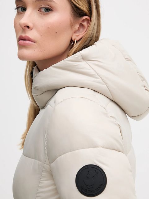 Save The Duck kurtka INES kolor beżowy zimowa D45650W.LOVE21