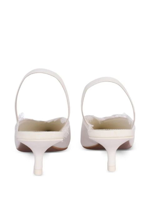 NEOUS slingback heeled pumps - White