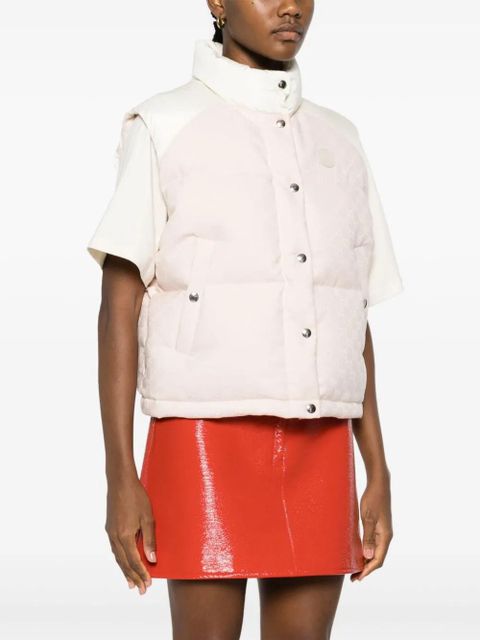 Gucci GG canvas padded gilet - Neutrals