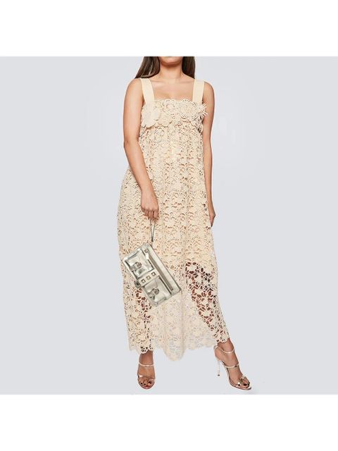 Gucci Pre-Owned metallic studded clutch bag