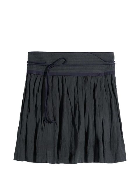 LEMAIRE crinkled wrap mini skirt - Black - zdjęcie produktu nr 1