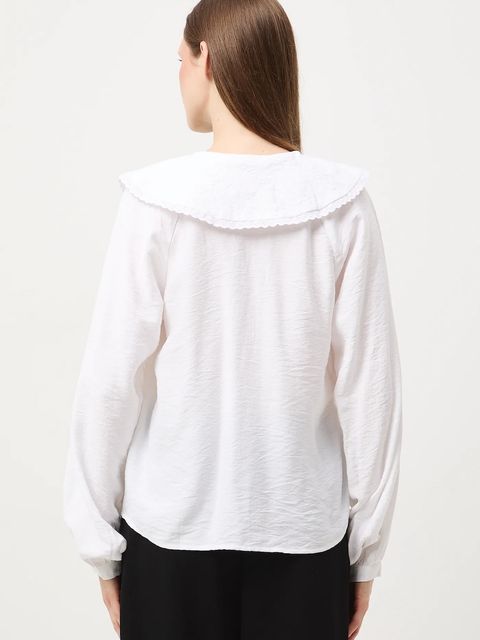Medicine bluzka damska kolor biały gładka
