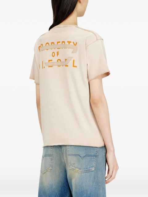 Diesel Ily logo-print T-shirt - Neutrals
