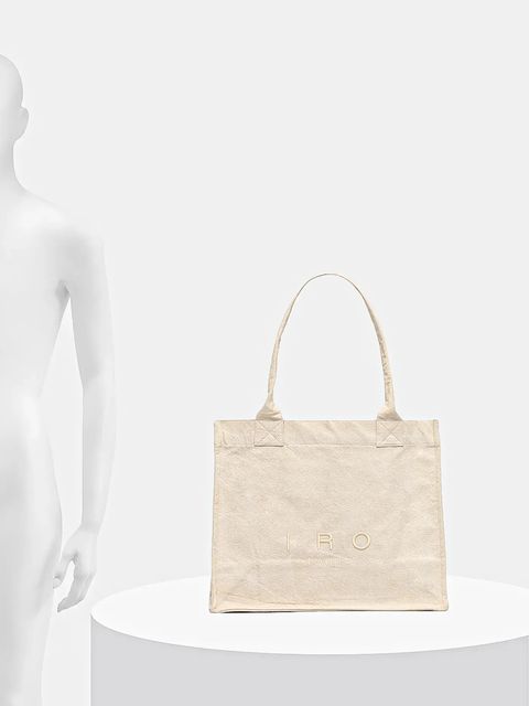 IRO torebka bawełniana kolor beżowy WM46JANE