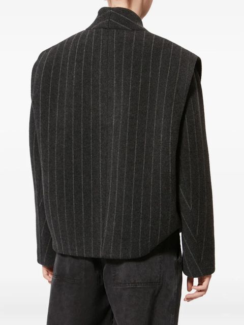 ISABEL MARANT Dyogo pinstripe button jacket - Grey