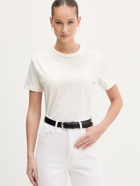 HUGO t-shirt basic damski bawełniany Damacia_7 - zdjęcie produktu nr 2