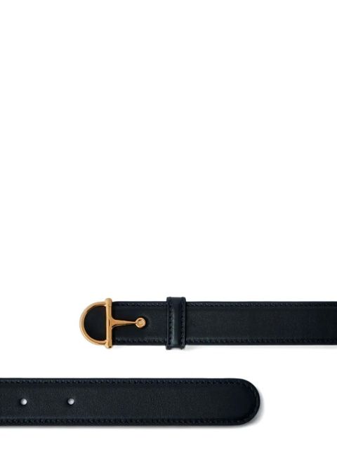 Gucci Horsebit leather belt - Black