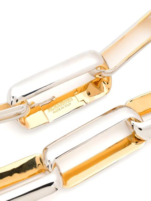 Jil Sander anchor-chain bracelet - Gold