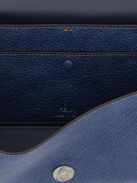 FENDI Rome leather shoulder bag - Blue - zdjęcie produktu nr 2