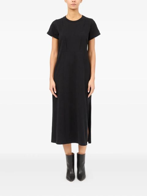 MM6 Maison Margiela short-sleeve midi dress - Black