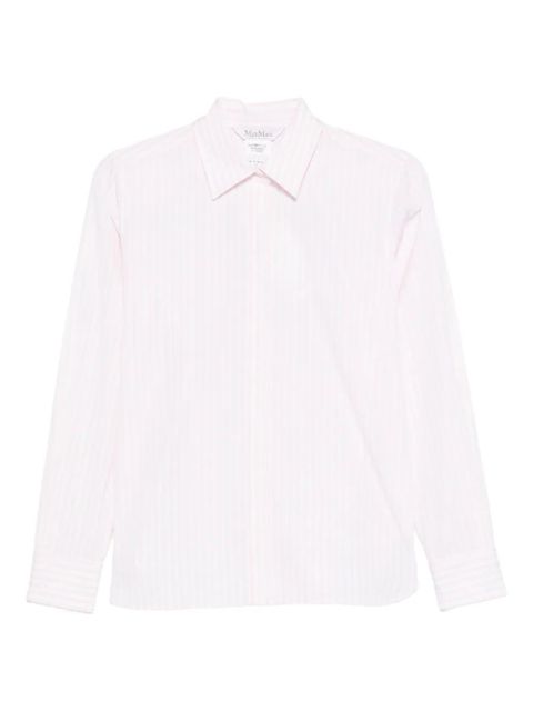 Max Mara stripe-pattern shirt - White - zdjęcie produktu nr 1