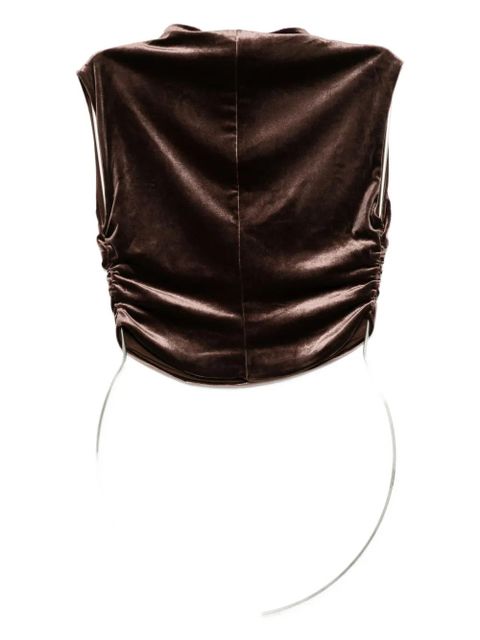 Reformation Lindy top - Brown - zdjęcie produktu nr 2