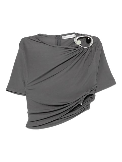 Christopher Esber draped top - Grey - zdjęcie produktu nr 1