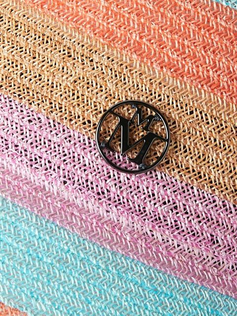 Maison Michel New Souna striped straw bucket hat - Pink - zdjęcie produktu nr 2