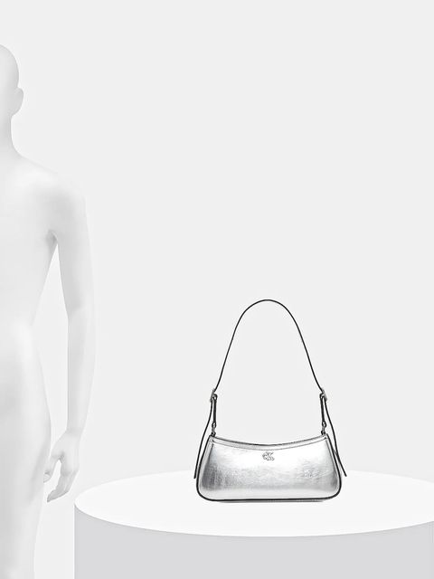 Calvin Klein torebka kolor srebrny LV04F3304G