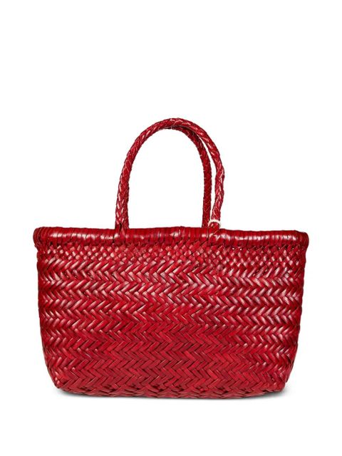 DRAGON DIFFUSION small woven tote bag - Red - zdjęcie produktu nr 1