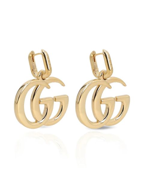 Gucci logo-pendant earrings - Gold - zdjęcie produktu nr 1