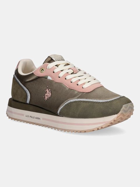 U.S. Polo Assn. sneakersy SACHA009C kolor zielony SACHA009W/ENH1 - zdjęcie produktu nr 1