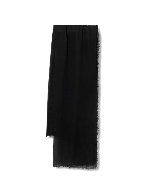 Zadig&Voltaire frayed scarf - Black - zdjęcie produktu nr 1