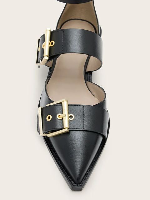 AllSaints baleriny skórzane Sutton Shoe