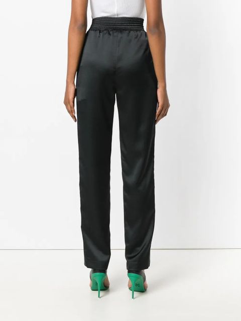 Off-White drawstring high-waist trousers - Black