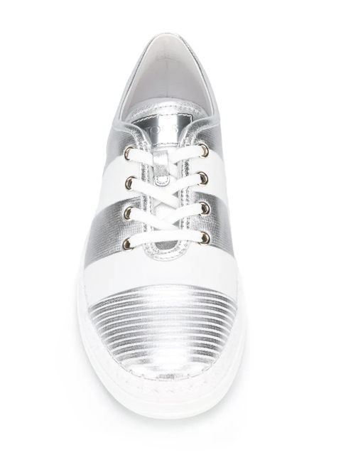 Tod's striped sneakers - White