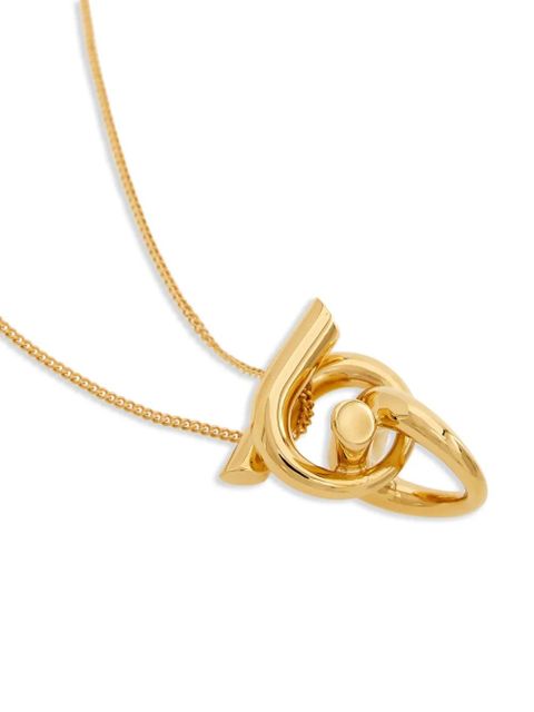 Ferragamo Gancini pendant necklace - Gold - zdjęcie produktu nr 2