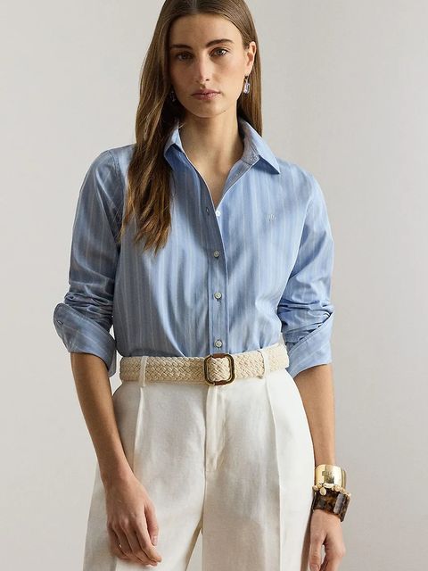 Lauren Ralph Lauren koszula damska bawełniana - zdjęcie produktu nr 1