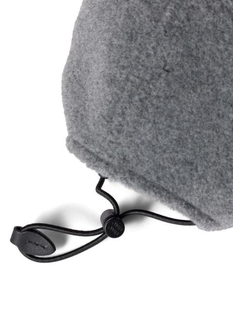 Miu Miu fleece baseball cap - Grey - zdjęcie produktu nr 2